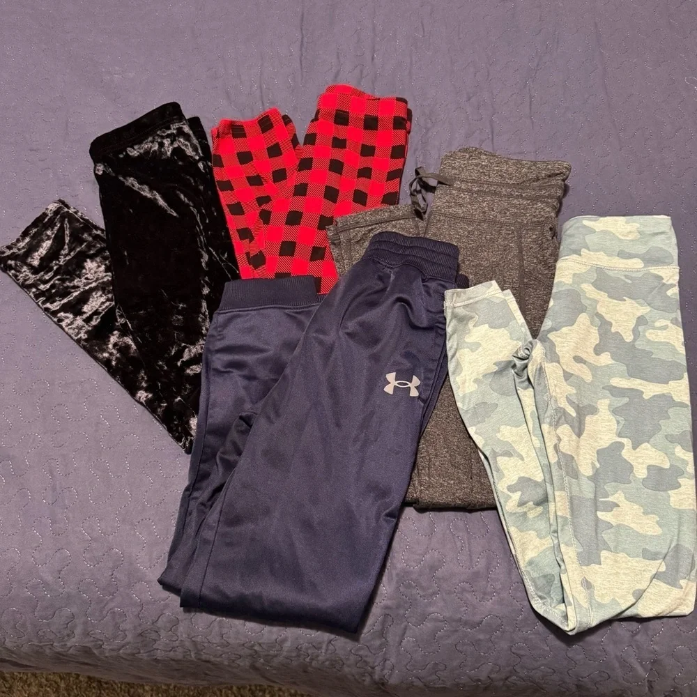 BUNDLE (5)Old Navy Kids' Leggings. Size Medium
